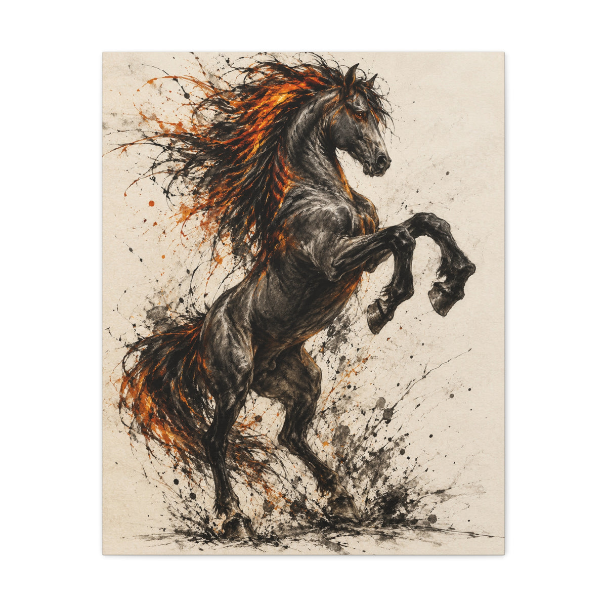 Equus Ignis · Frameless Canvas