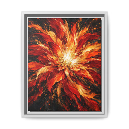 Phoenix Bloom · Framed Canvas