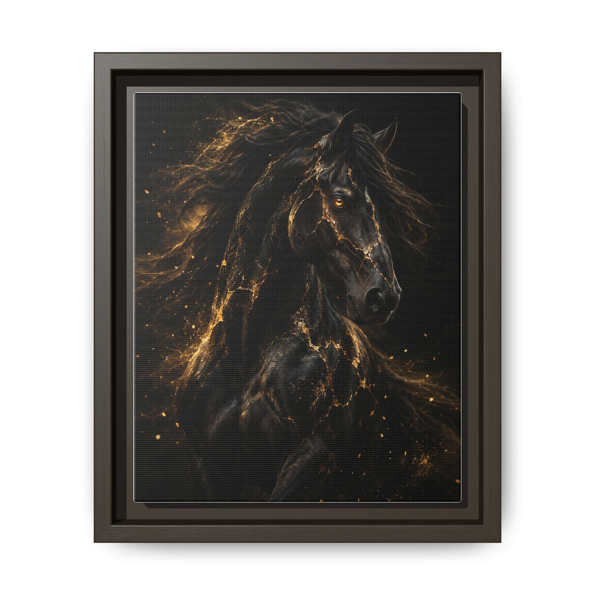 Equus Noctis · Framed Canvas