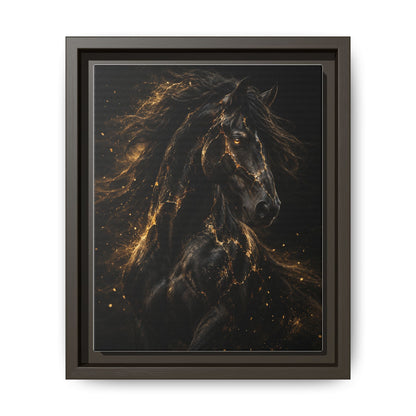 Equus Noctis · Framed Canvas