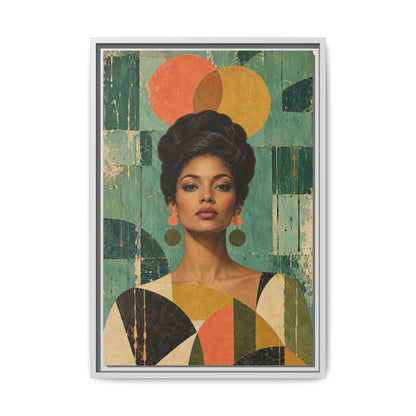 Coral Equinox · Framed Canvas