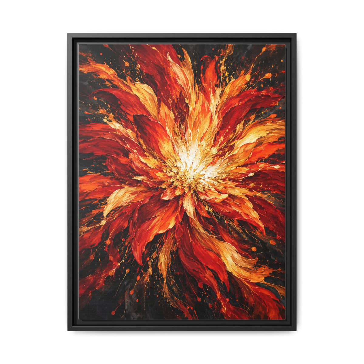 Phoenix Bloom · Framed Canvas