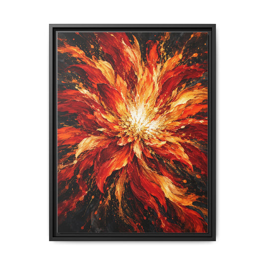 Phoenix Bloom · Framed Canvas