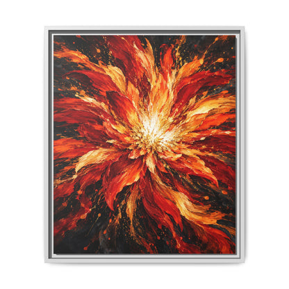 Phoenix Bloom · Framed Canvas