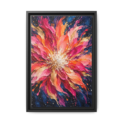 Supernova Bloom · Framed Canvas
