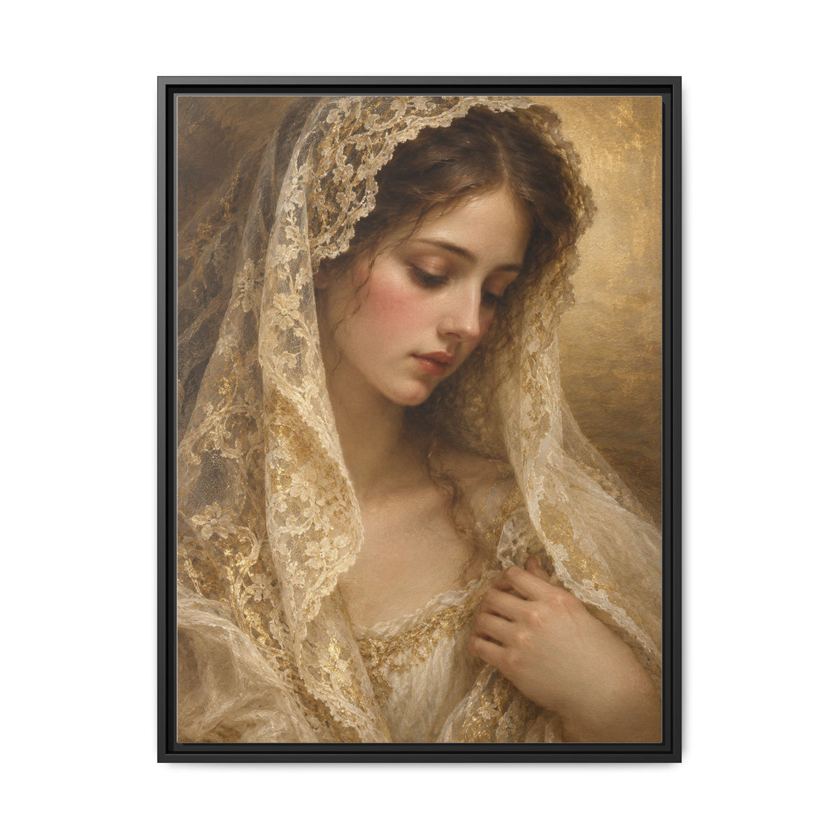 Dama di Pizzo · Framed Canvas