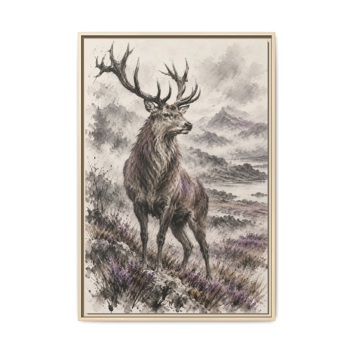 Rex Montium · Framed Canvas