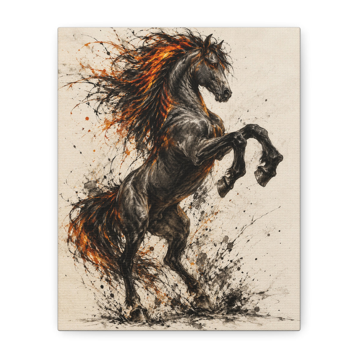 Equus Ignis · Frameless Canvas