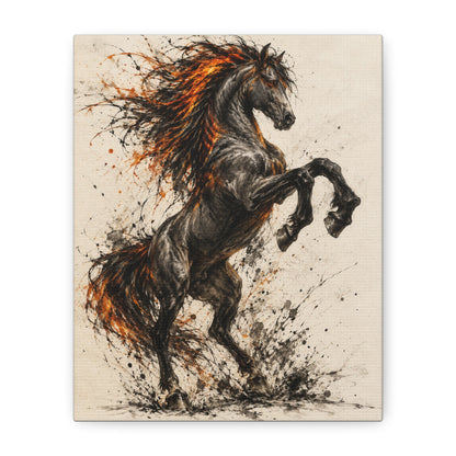 Equus Ignis · Frameless Canvas