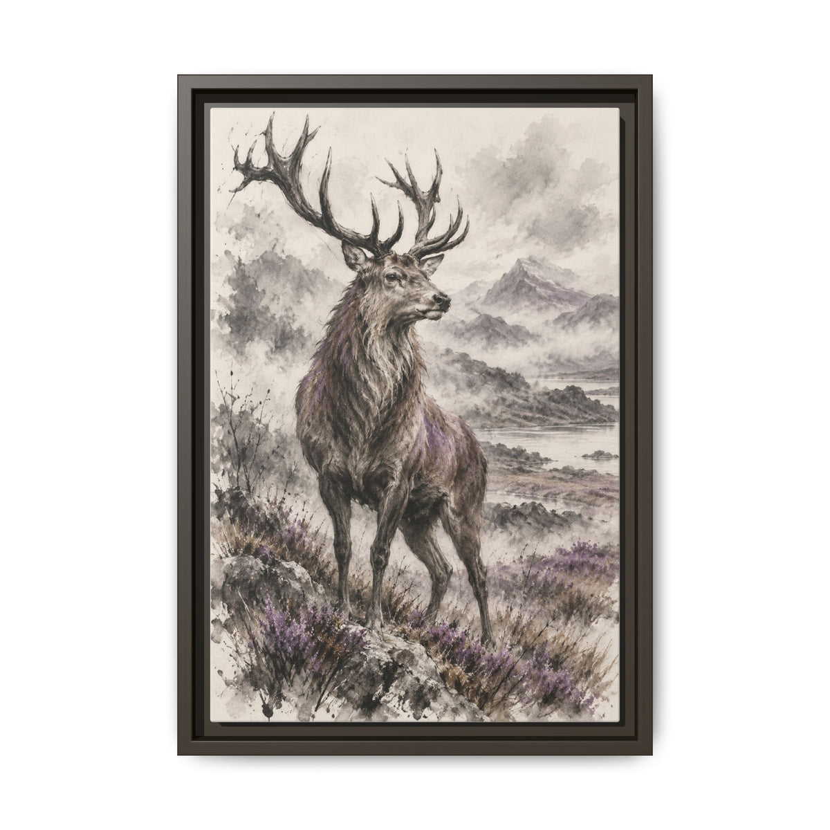 Rex Montium · Framed Canvas