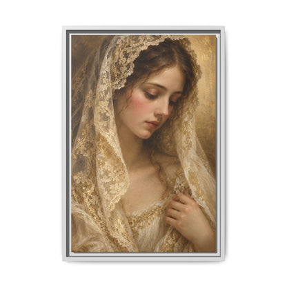 Dama di Pizzo · Framed Canvas