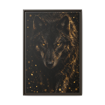Lupus Aureus · Framed Canvas