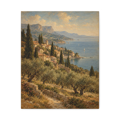 Riviera Afternoon · Frameless Canvas