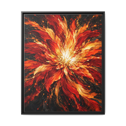 Phoenix Bloom · Framed Canvas