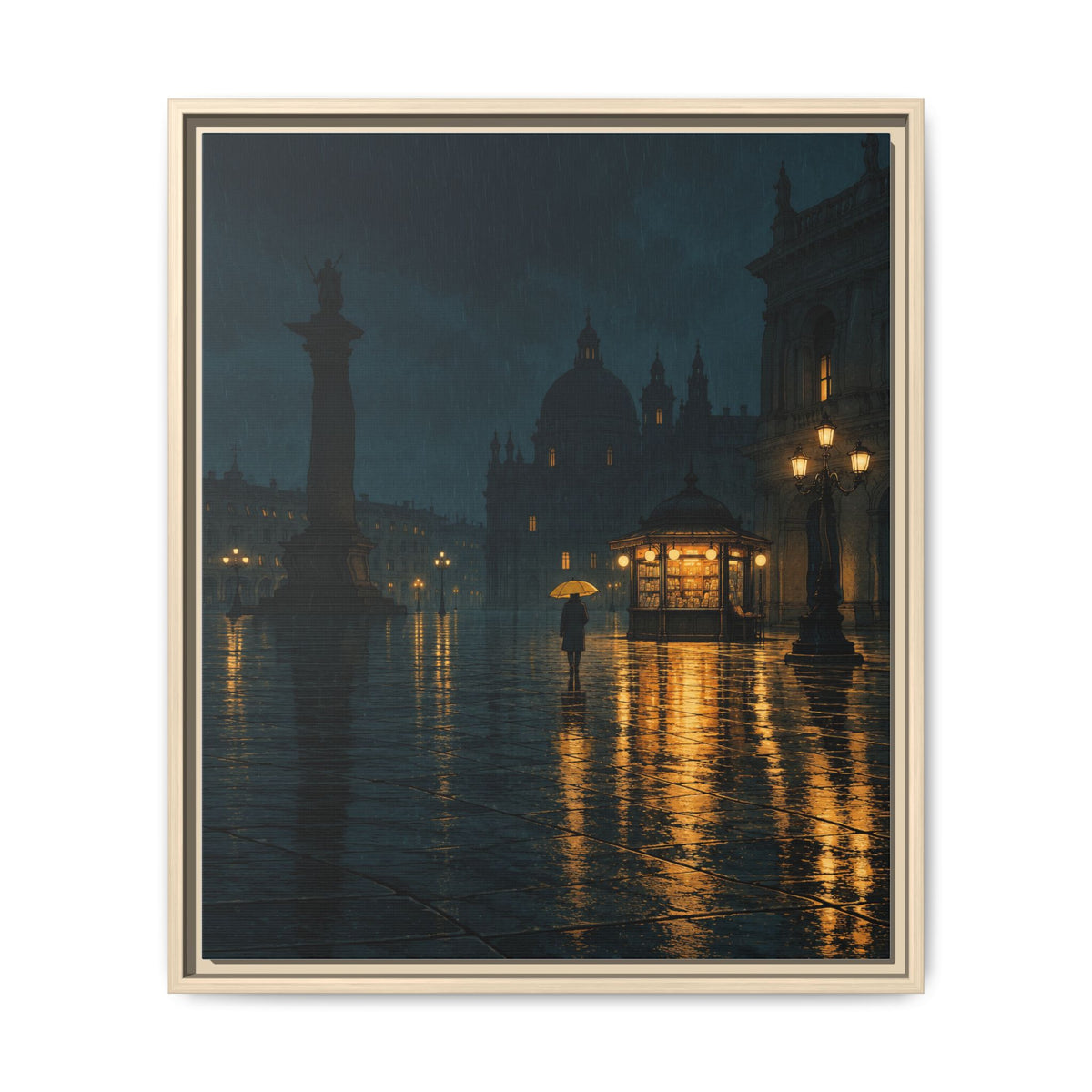 Small Hours · Framed Canvas