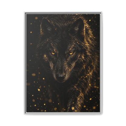 Lupus Aureus · Framed Canvas