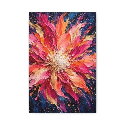 Supernova Bloom · Frameless Canvas