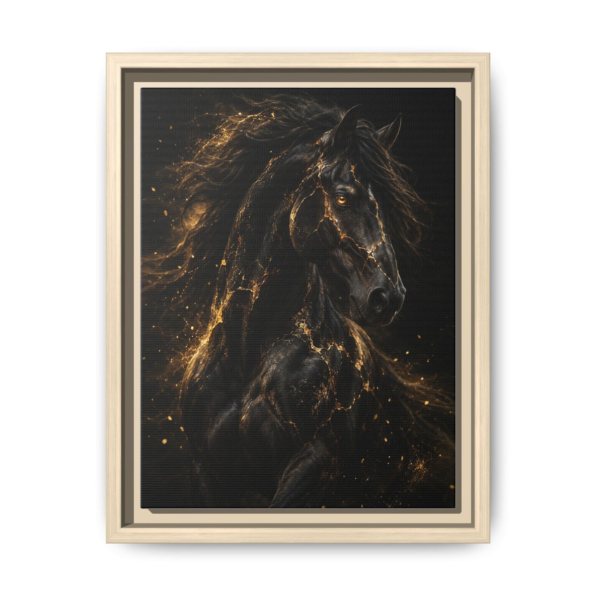 Equus Noctis · Framed Canvas