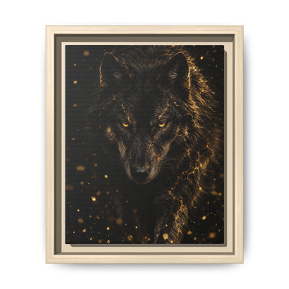 Lupus Aureus · Framed Canvas