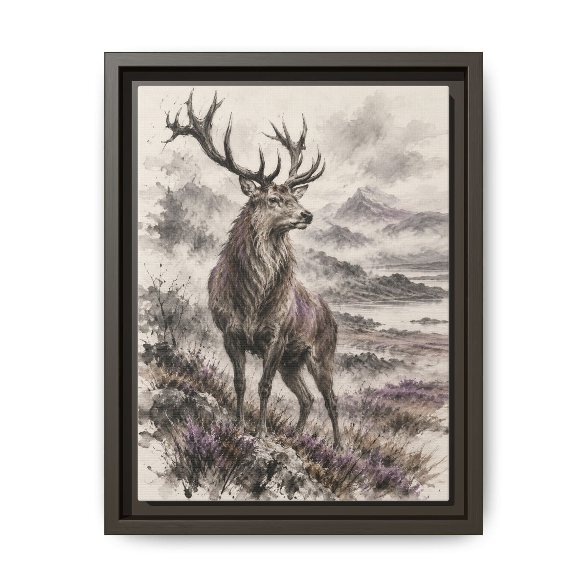 Rex Montium · Framed Canvas