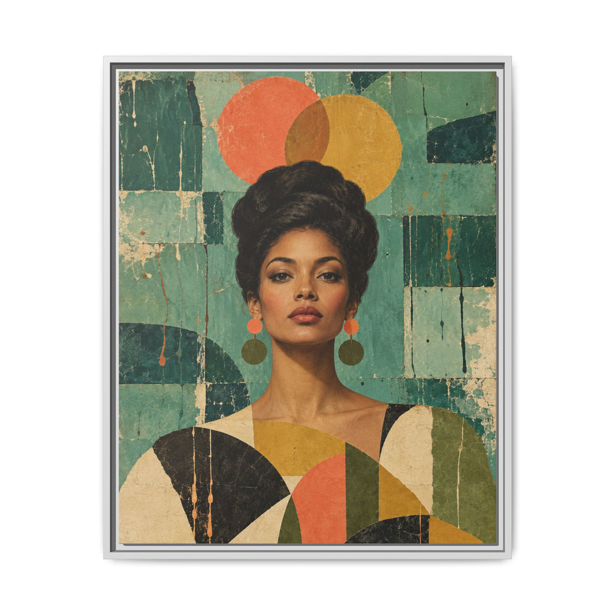 Coral Equinox · Framed Canvas