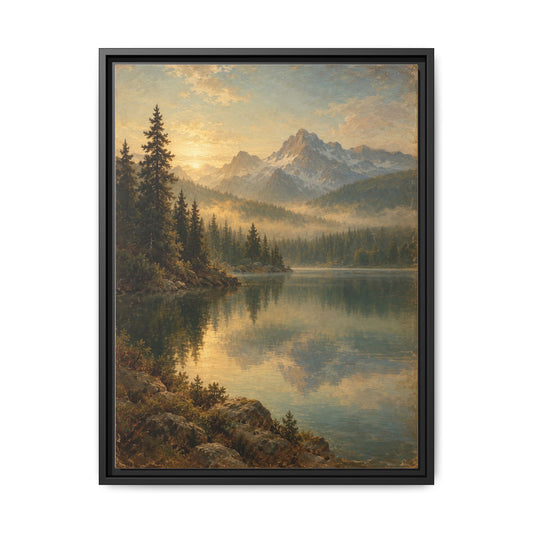 Still Lake · Framed Canvas