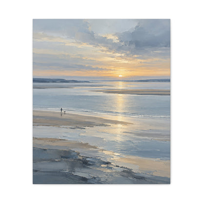 Silver Estuary · Frameless Canvas
