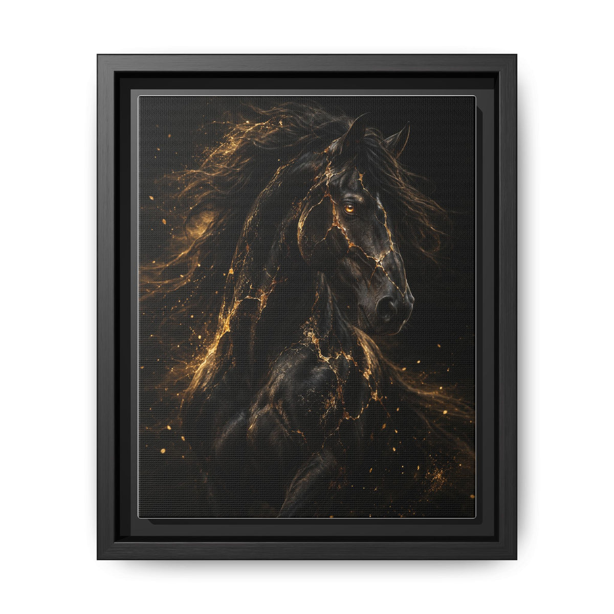 Equus Noctis · Framed Canvas