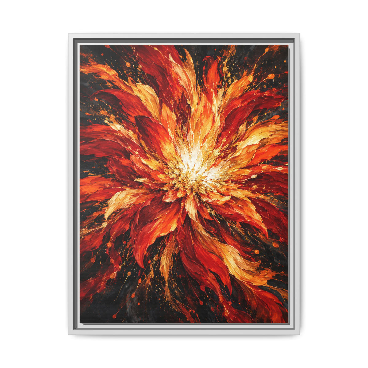 Phoenix Bloom · Framed Canvas