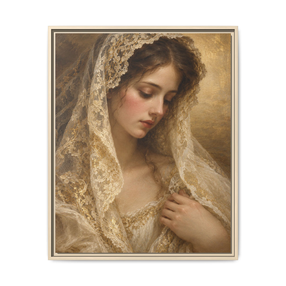 Dama di Pizzo · Framed Canvas
