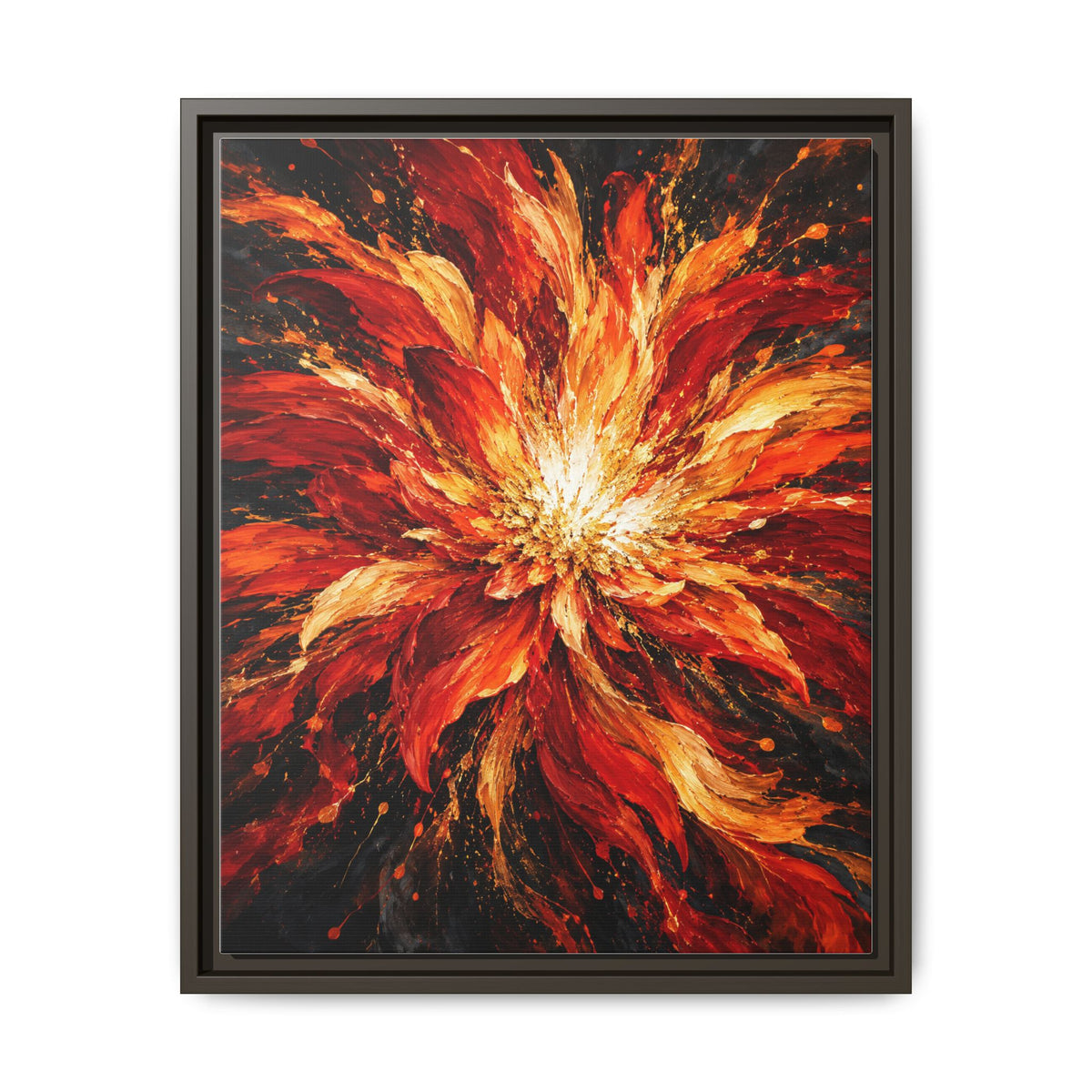 Phoenix Bloom · Framed Canvas