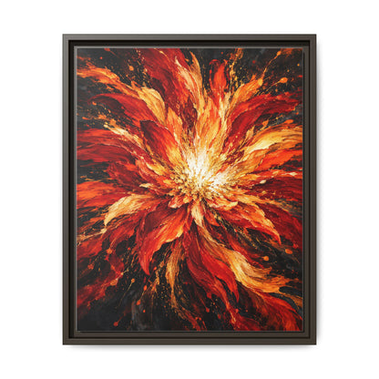 Phoenix Bloom · Framed Canvas