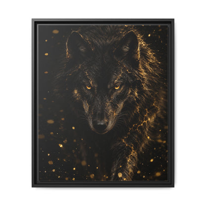 Lupus Aureus · Framed Canvas