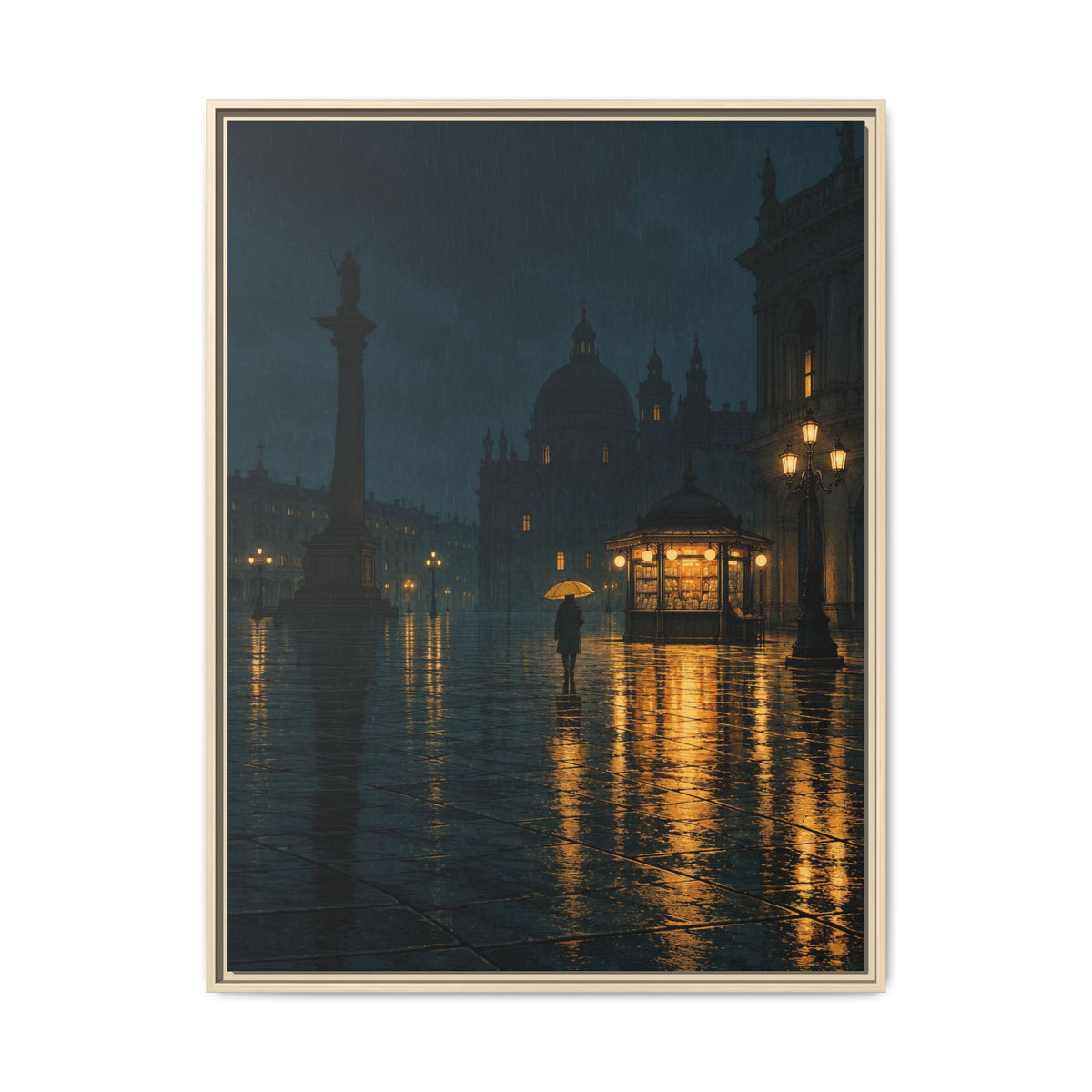 Small Hours · Framed Canvas