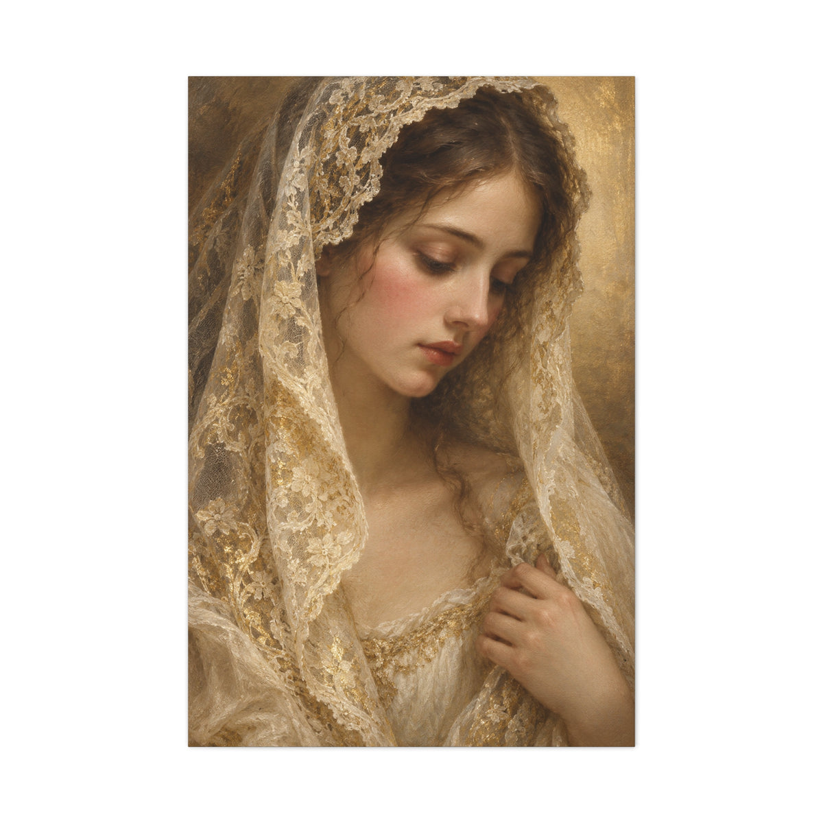 Dama di Pizzo · Frameless Canvas
