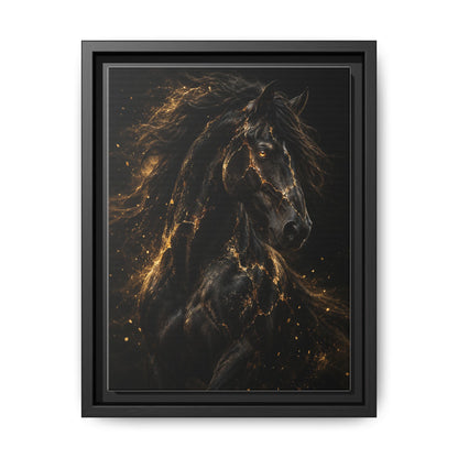 Equus Noctis · Framed Canvas