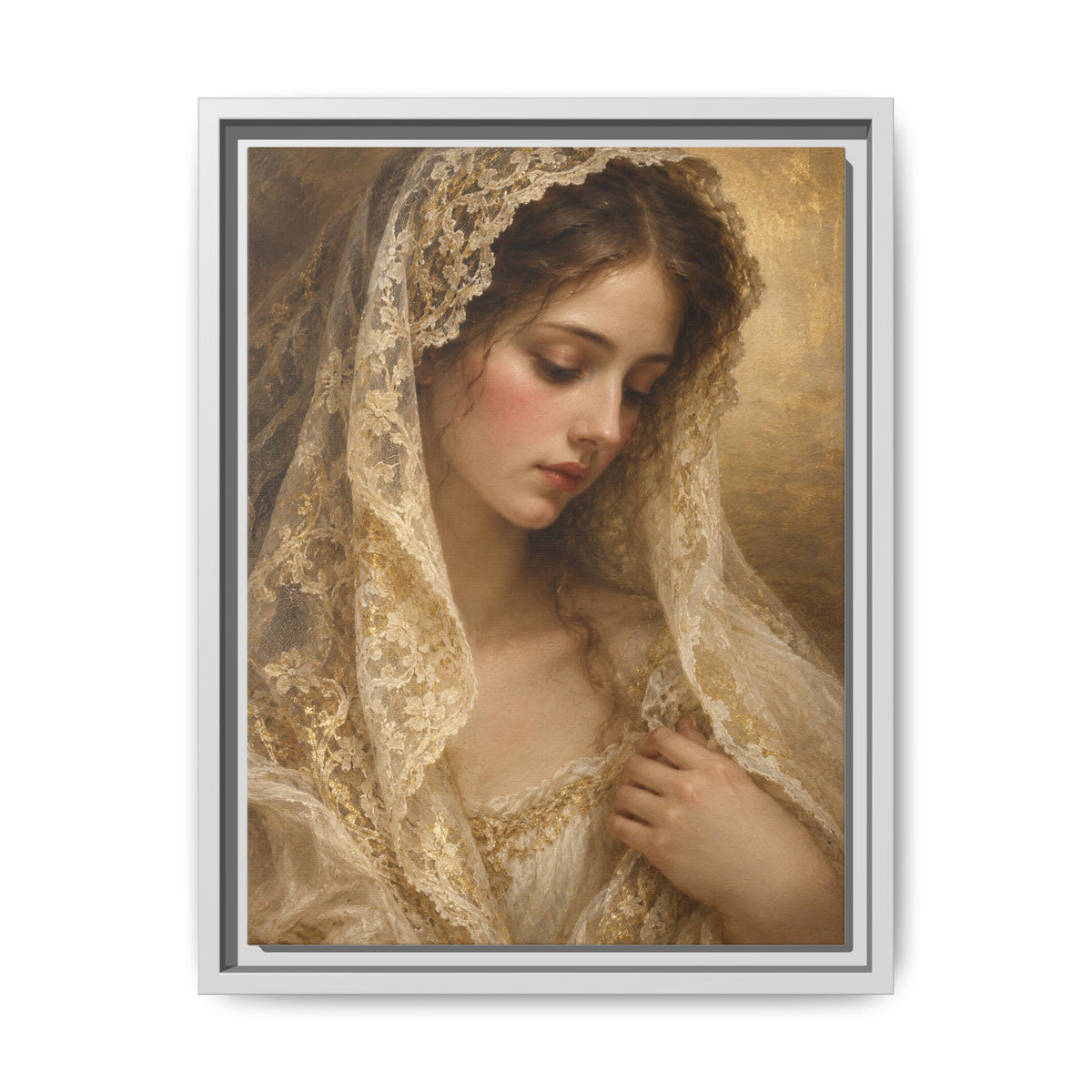 Dama di Pizzo · Framed Canvas