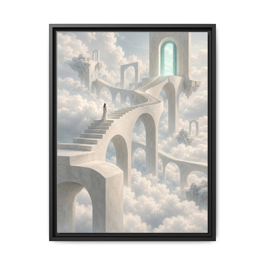 Porta Nubium · Framed Canvas