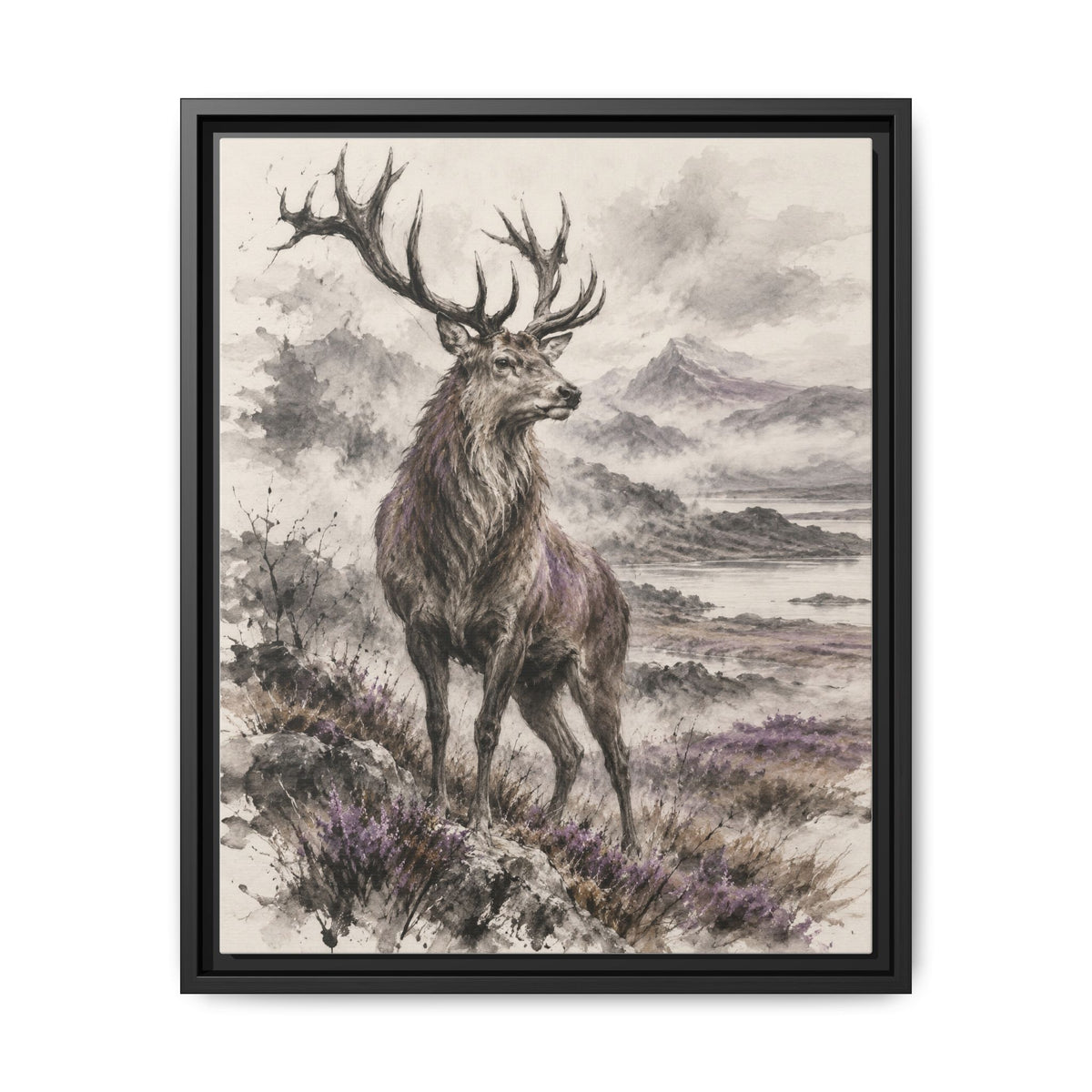 Rex Montium · Framed Canvas