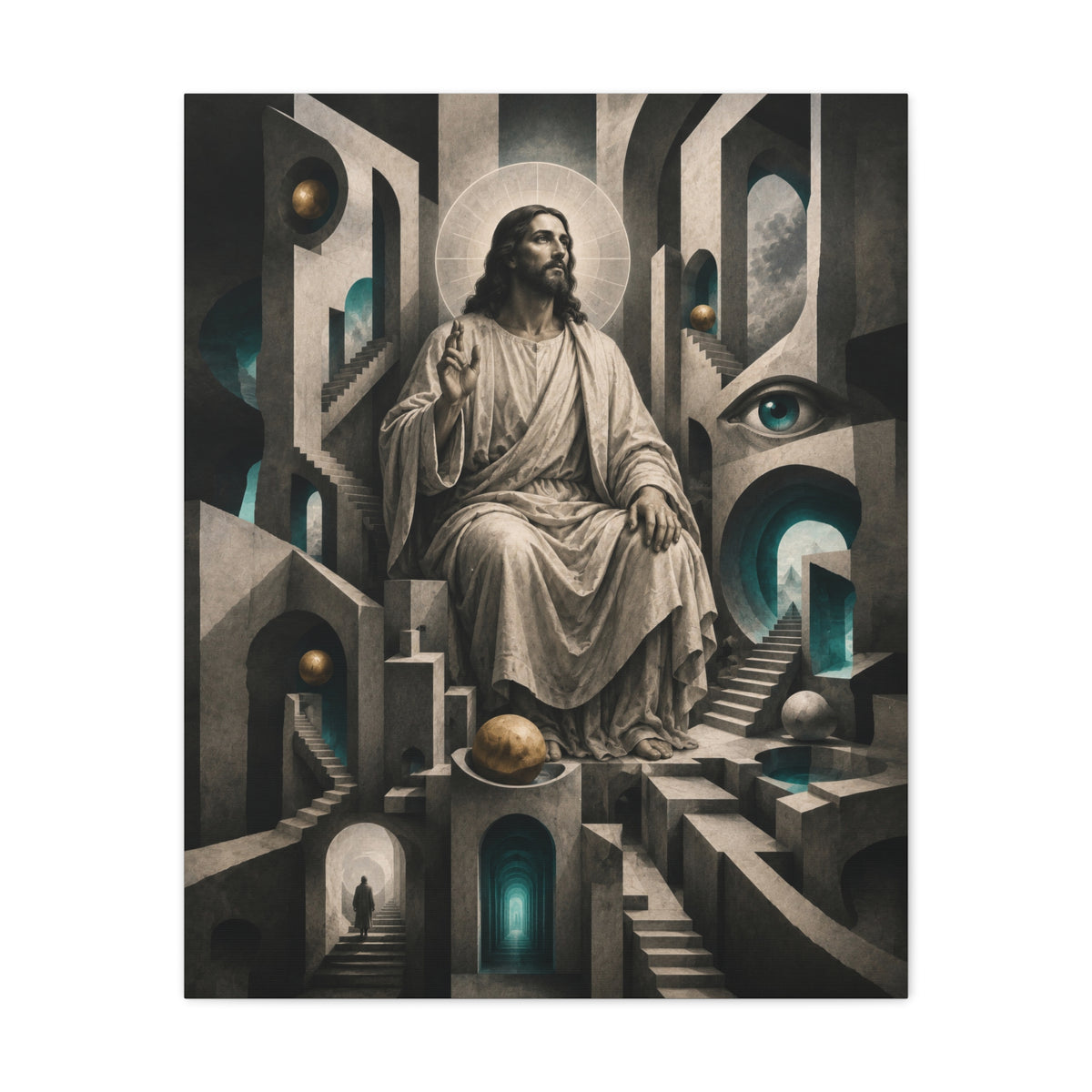 Scala Salvatoris · Frameless Canvas