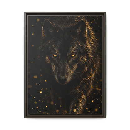 Lupus Aureus · Framed Canvas
