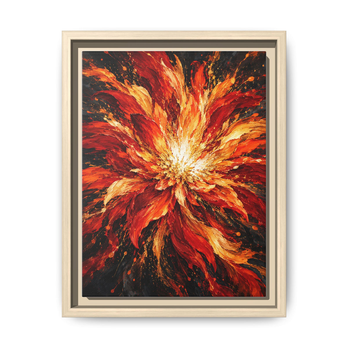 Phoenix Bloom · Framed Canvas