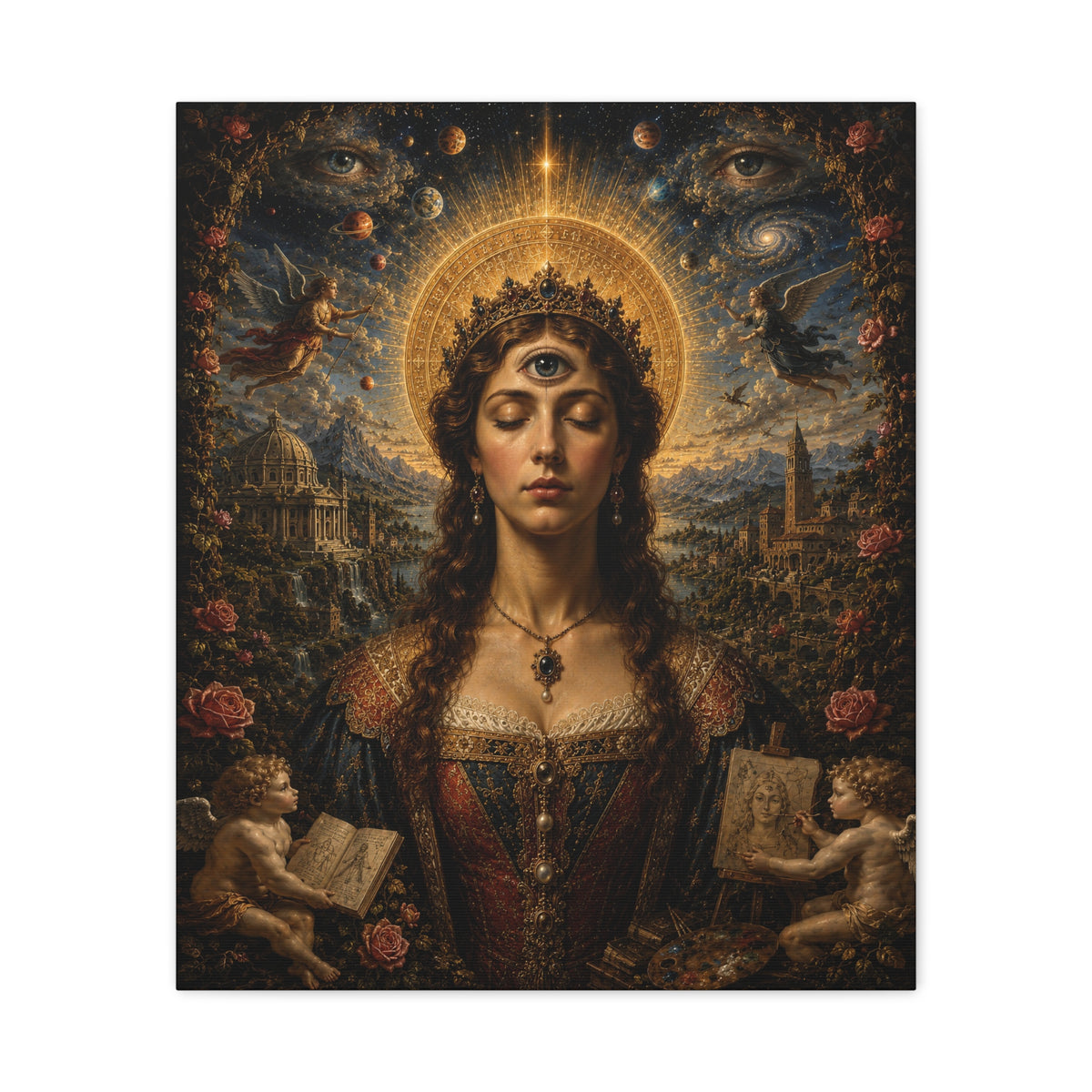 The Awakening of Celestia · Frameless Canvas