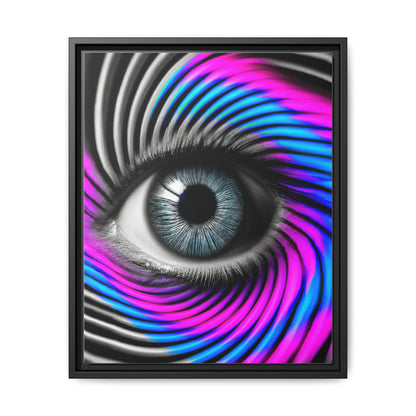 The Perception Vortex · Framed Canvas