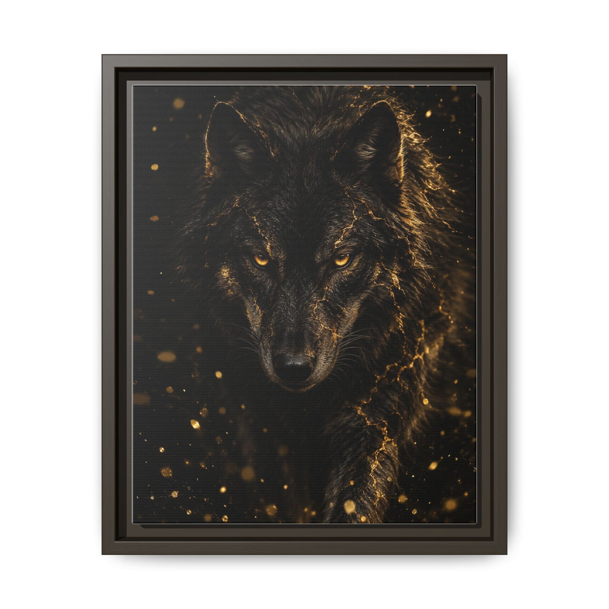 Lupus Aureus · Framed Canvas