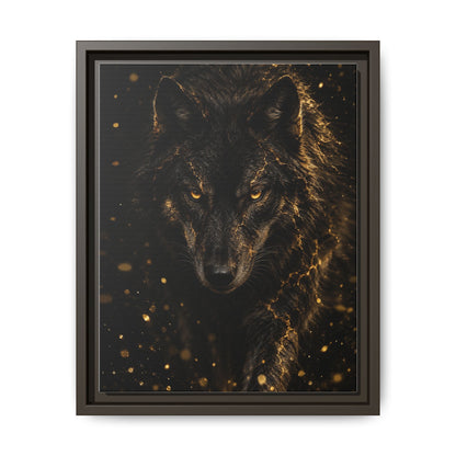Lupus Aureus · Framed Canvas