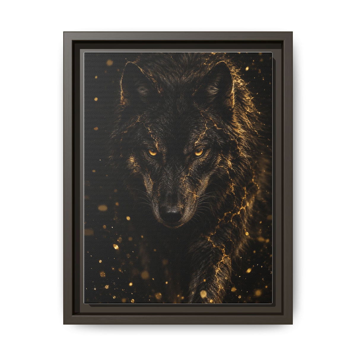 Lupus Aureus · Framed Canvas