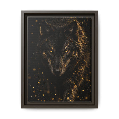 Lupus Aureus · Framed Canvas