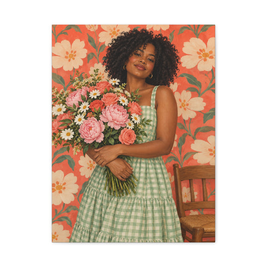 Sunday Peonies · Frameless Canvas