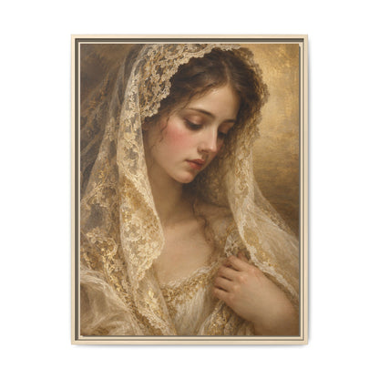 Dama di Pizzo · Framed Canvas